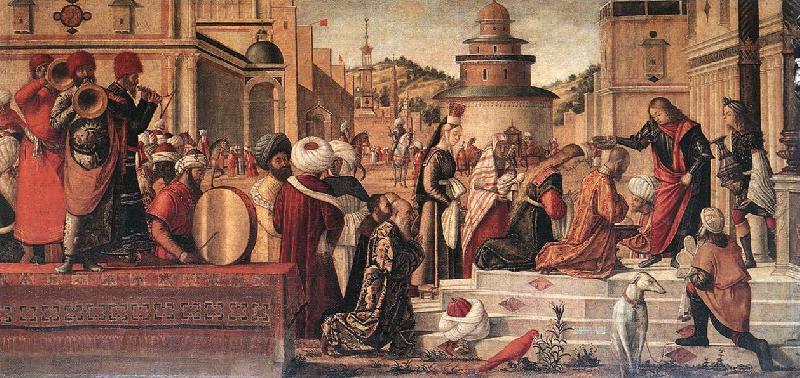 CARPACCIO, Vittore The Baptism of the Selenites dfg